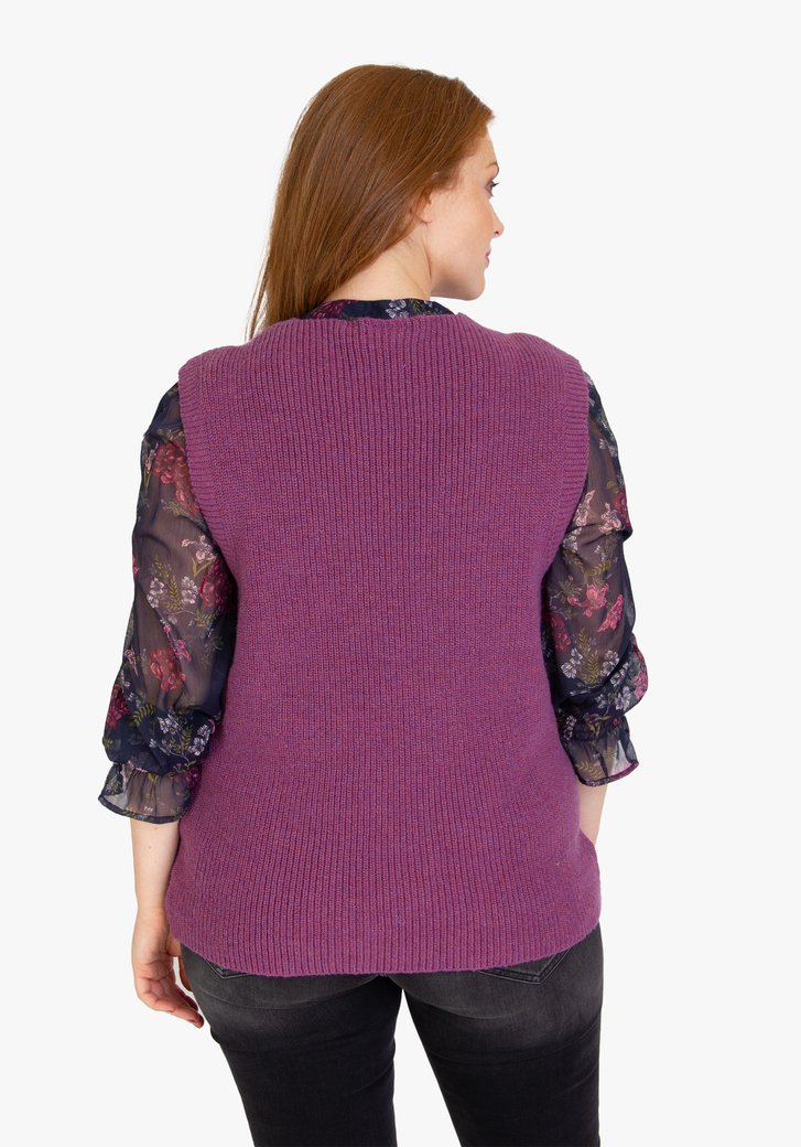 Paarsroze debardeur van Only Carmakoma | 9494983 | e5 mode