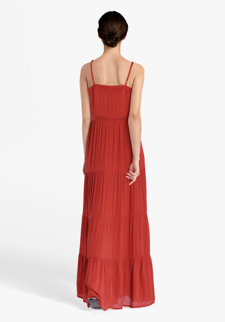 robe rouge maxi