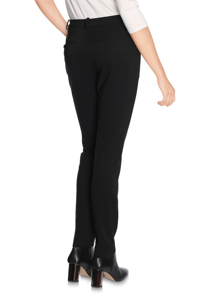 Zwarte geklede broek van D'Auvry | 1719021 | e5 mode
