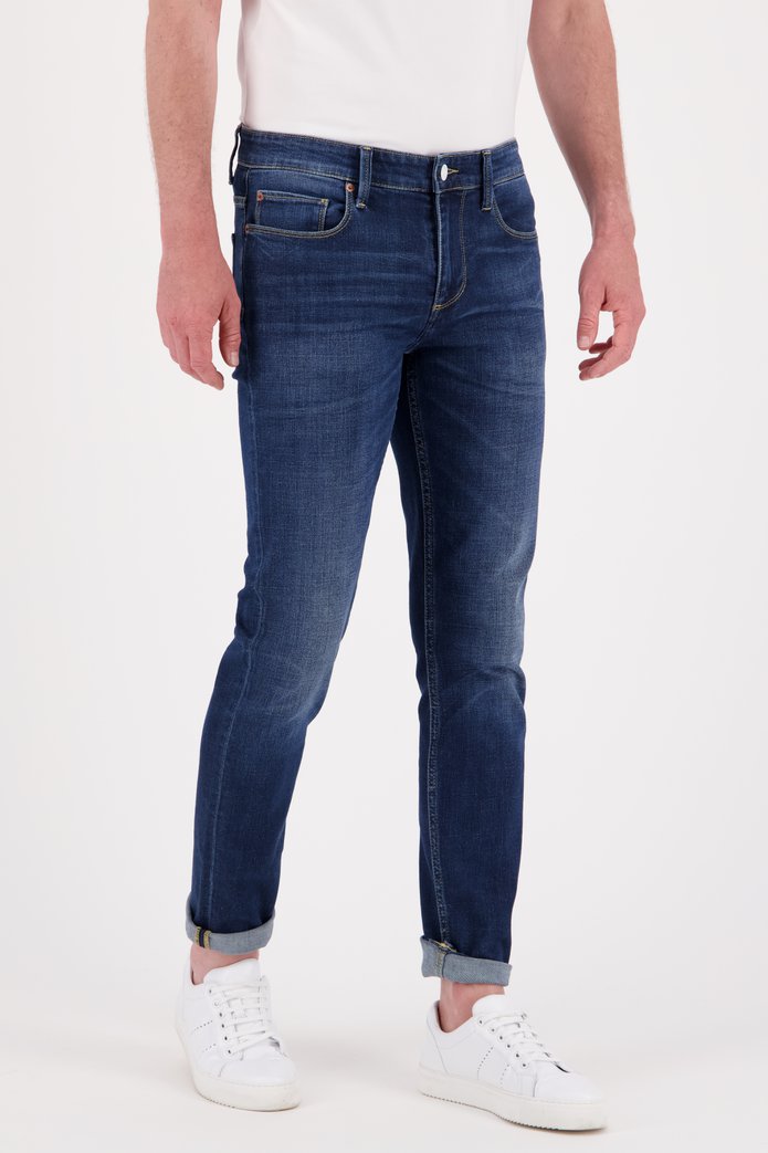 Blauwe jeans met wassing - Tim - slim fit - L34