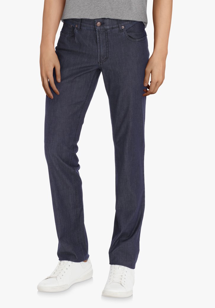 Donkerblauwe jeans Jackson regular fit van Brassville 6991777