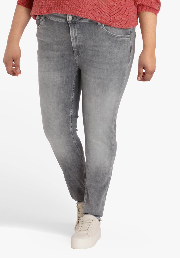 Lichtgrijze jeans - skinny fit - L32