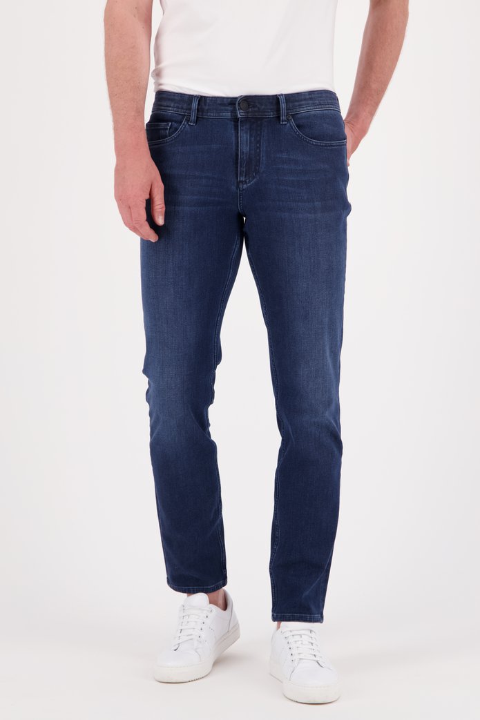 Navy jeans stretch - Lars  - slim fit - L34