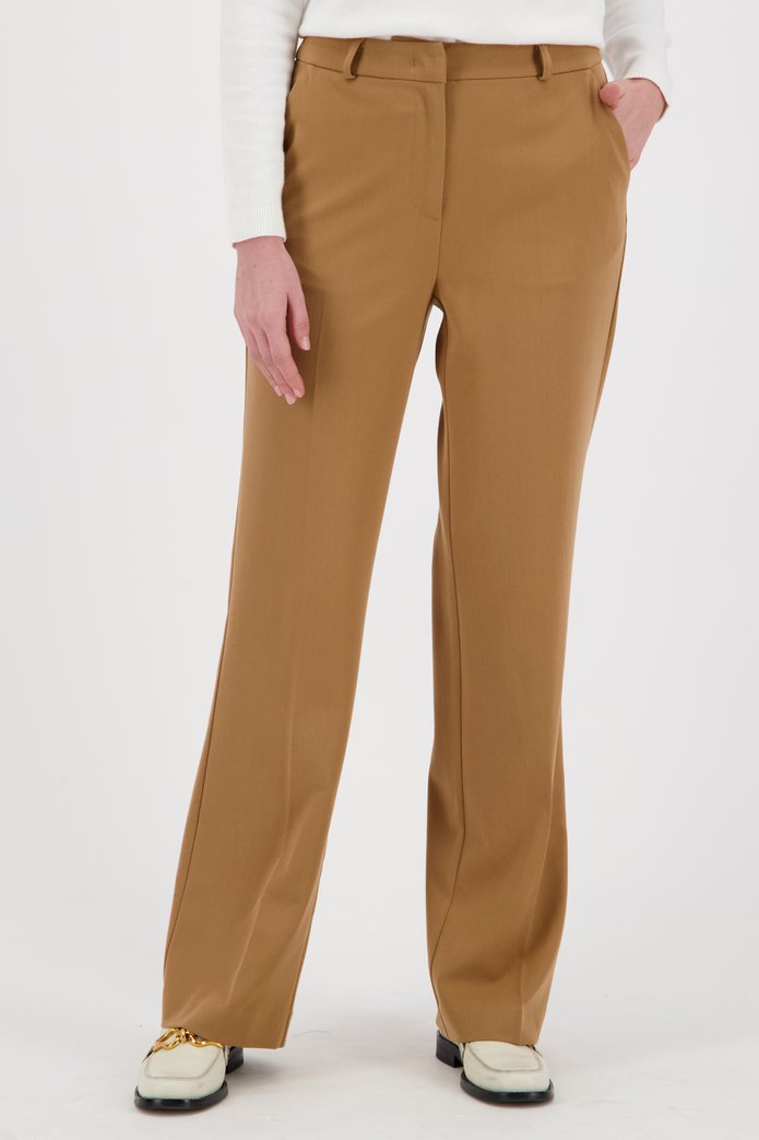 Pantalon habillé marron - straight fit