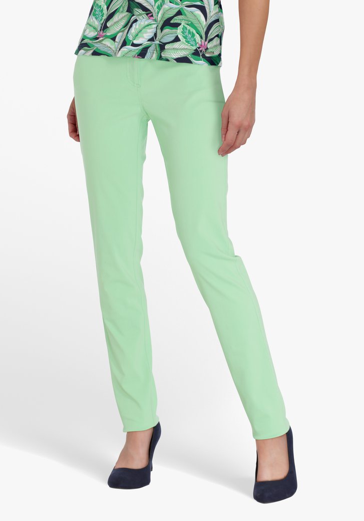 Pantalon vert clair - slim fit