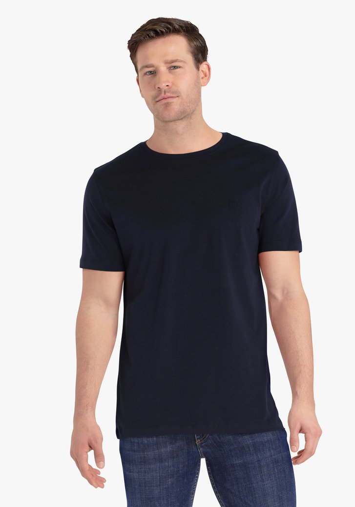 T-shirt bleu foncé
